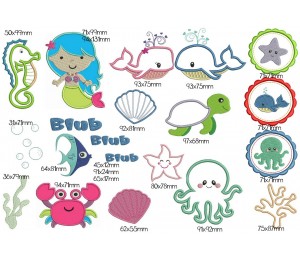 Stickmuster - Krabbe